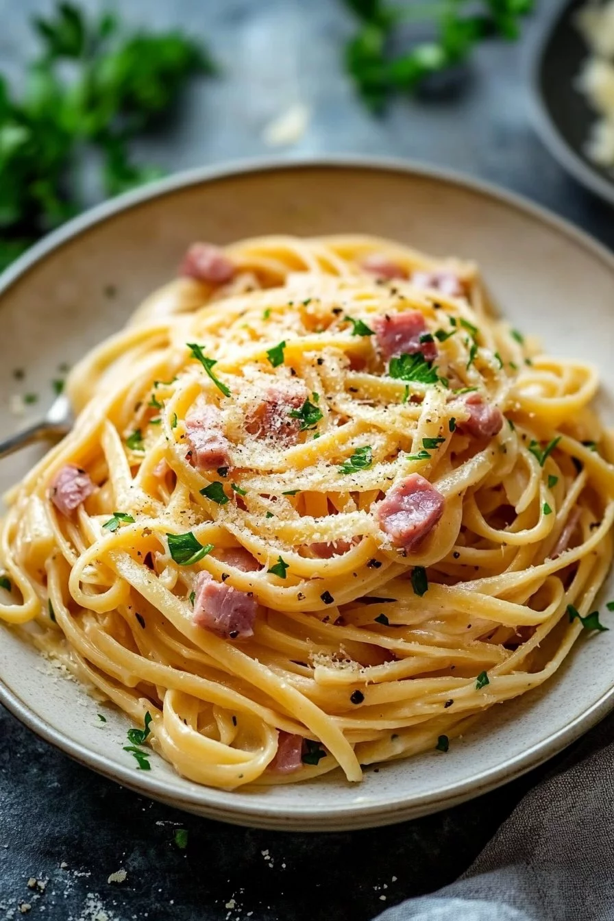 Coquillettes au Jambon