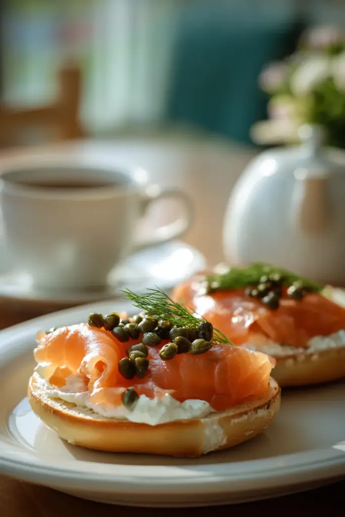 Bagel au saumon emblématique