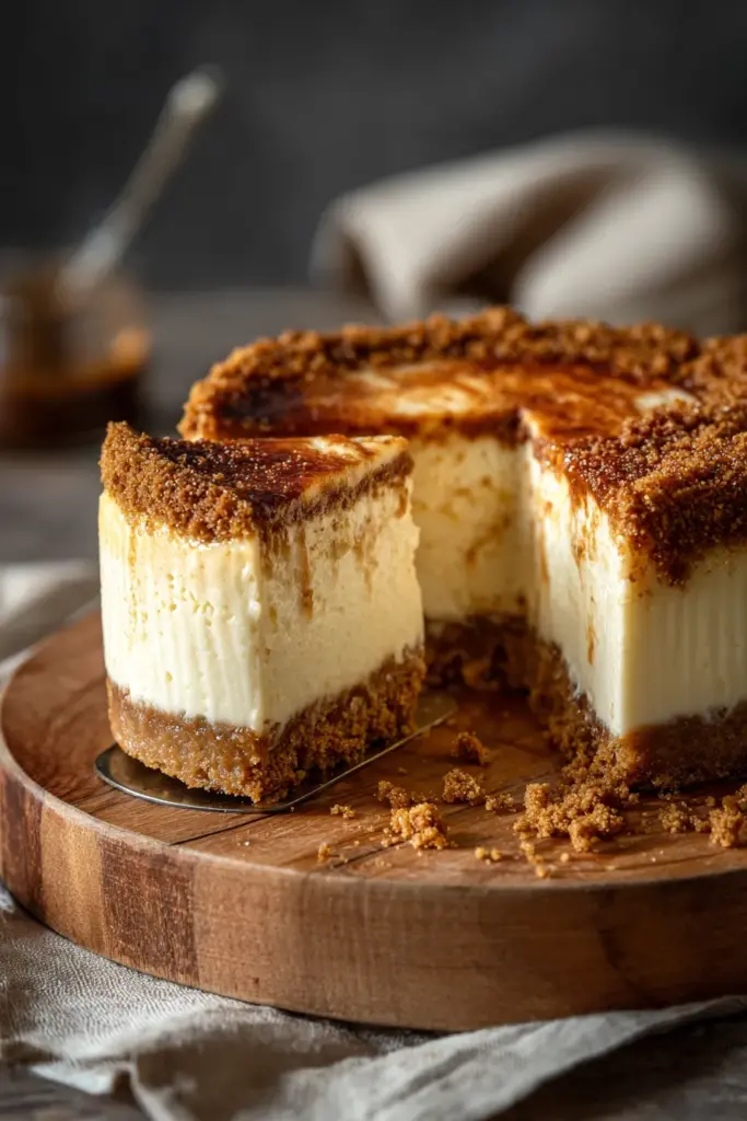 Desserts aux Flocons d'Avoine : Saveurs Réconfortantes et Gourmandises Saines 12 Base de cheesecake aux spéculoos