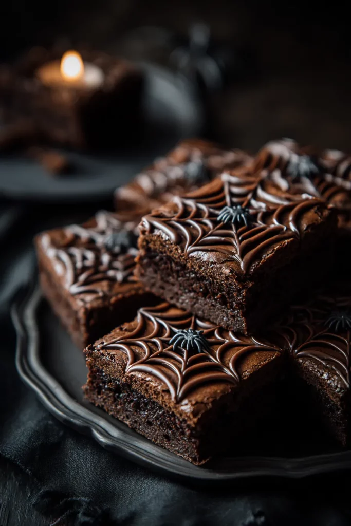 Brownies Toile d'Araignée