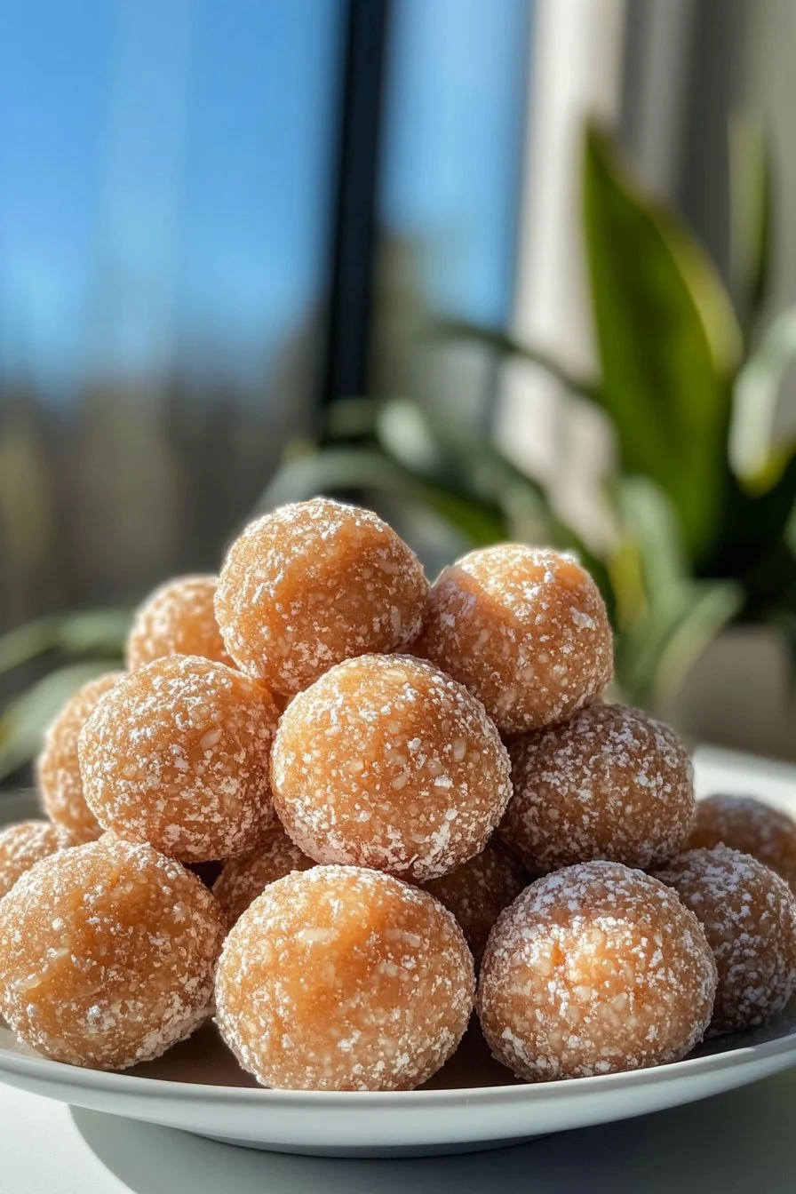 Boules d'énergie caramel au beurre salé
