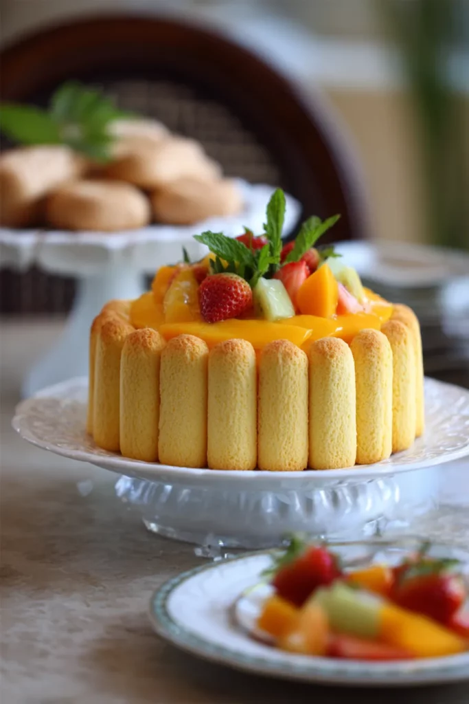 Charlotte à la mangue