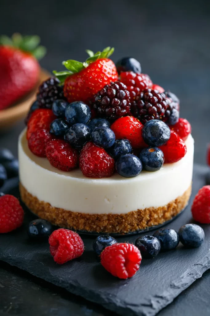 Cheesecake aux fruits
