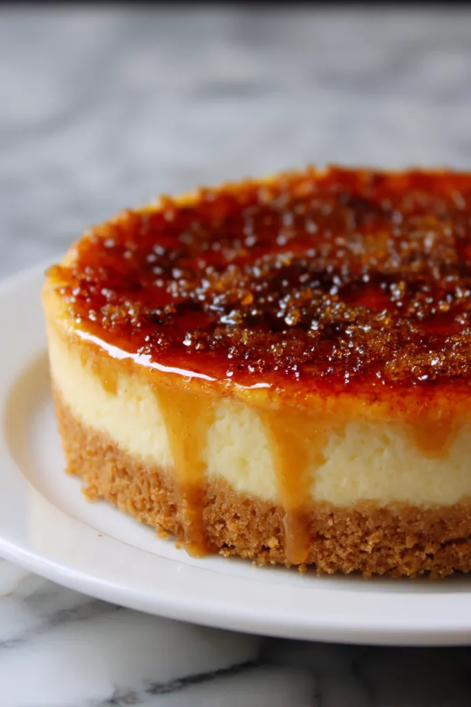 Cheesecake crème brûlée