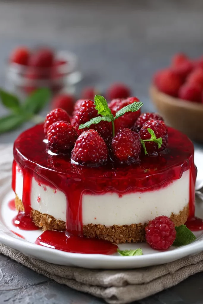 Cheesecake framboise
