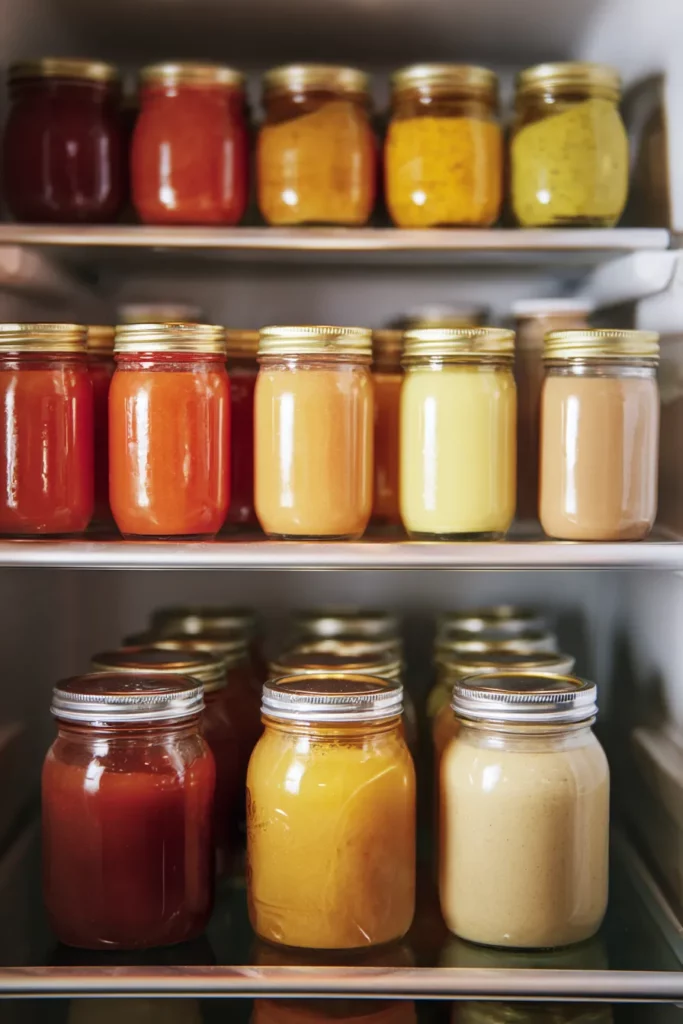 Conservation des sauces