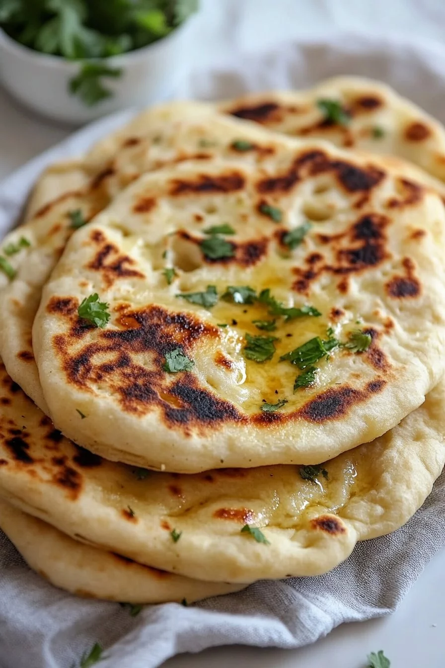 Naans au fromage
