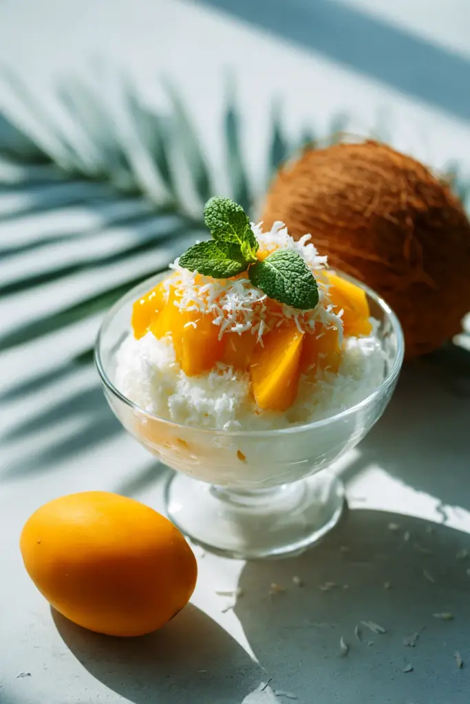 Les Desserts à la Pistache : Saveurs Délicates et Créations Gourmandes 21 Dessert brésilien à la noix de coco