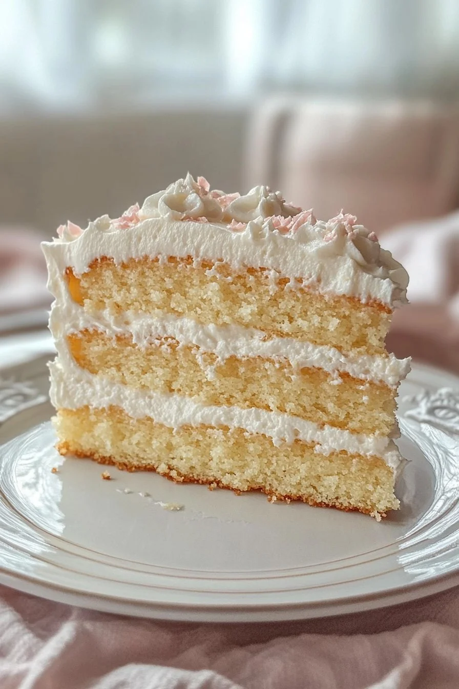 Gâteau à la vanille