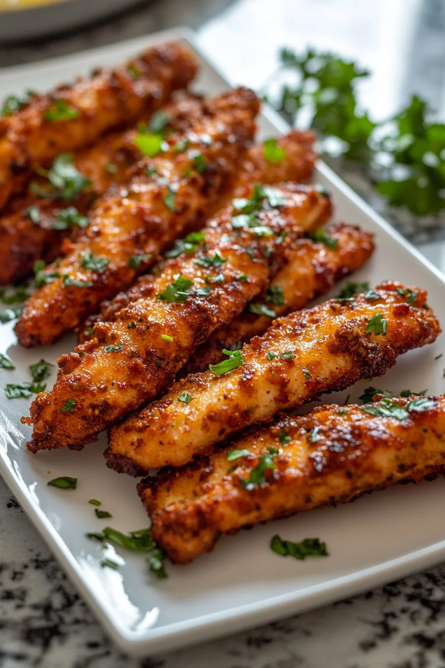 Aiguillettes de poulet au chorizo