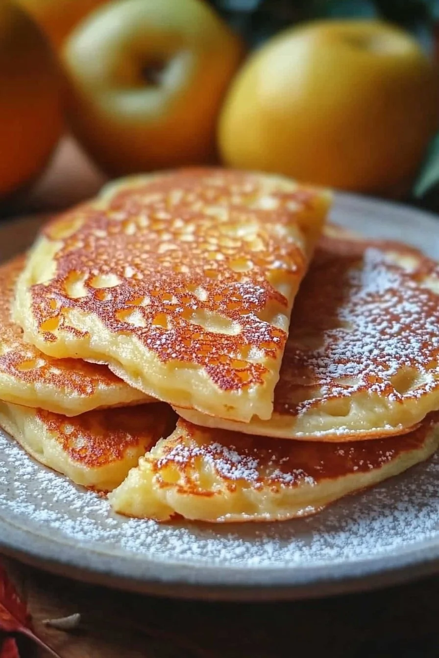 Crêpes aux pommes rapides
