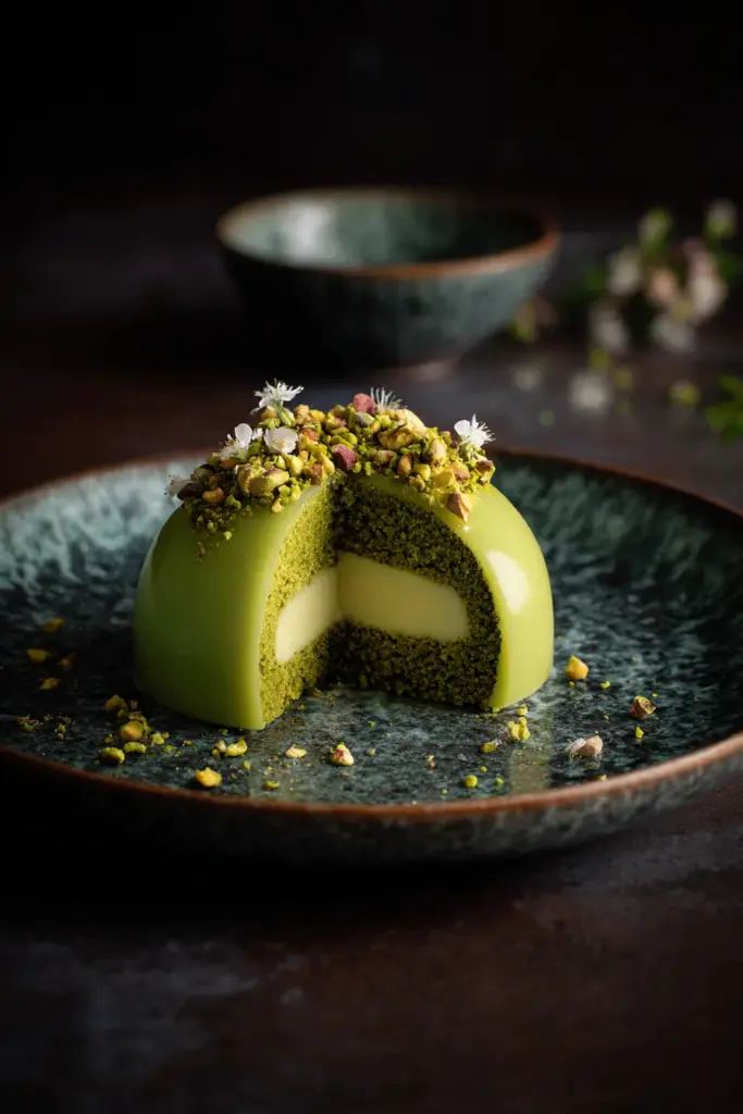 Les Desserts à la Pistache : Saveurs Délicates et Créations Gourmandes 11 Fondant à la pistache