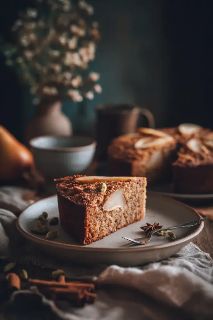 Recettes d'Automne : Savourez la Magie des Courges et des Fruits de Saison 15 Gâteau Poire Épices