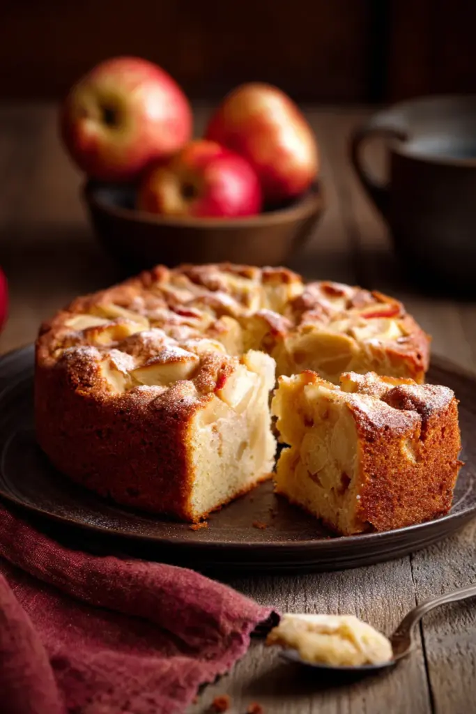 Gâteau aux pommes moelleux