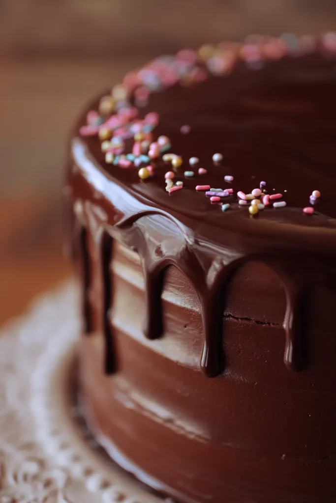 Gâteau d'Anniversaire Chocolat