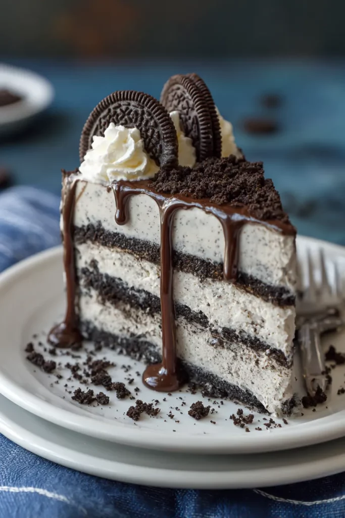 Gâteau glacé Oreo
