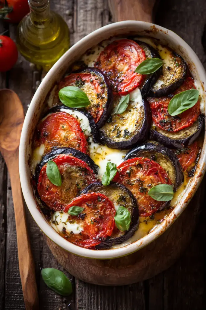 Gratin d'aubergines à la méditerranéenne