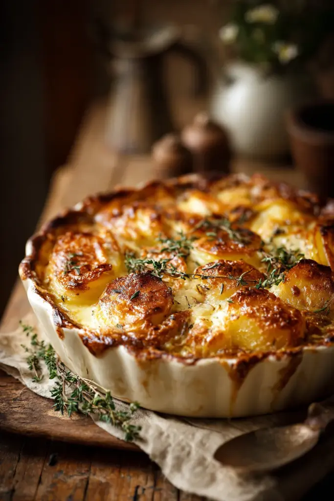 Gratin réconfortant de l'enfance