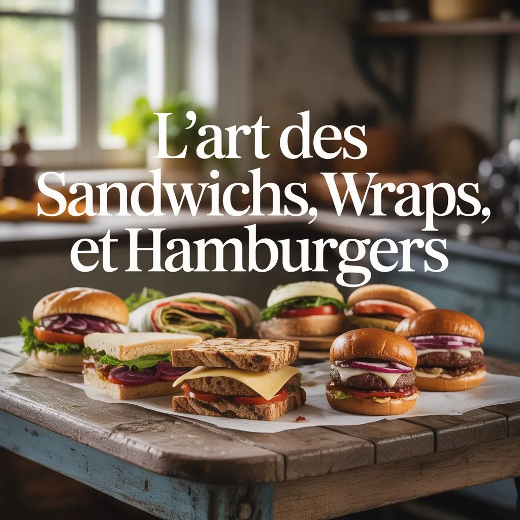 L'art des Sandwichs, Wraps et Hamburgers