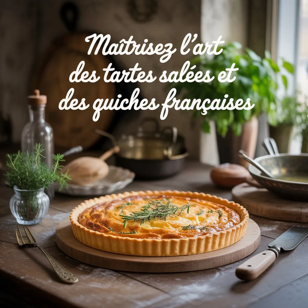 Maîtrisez l'art des tartes salées et des quiches françaises