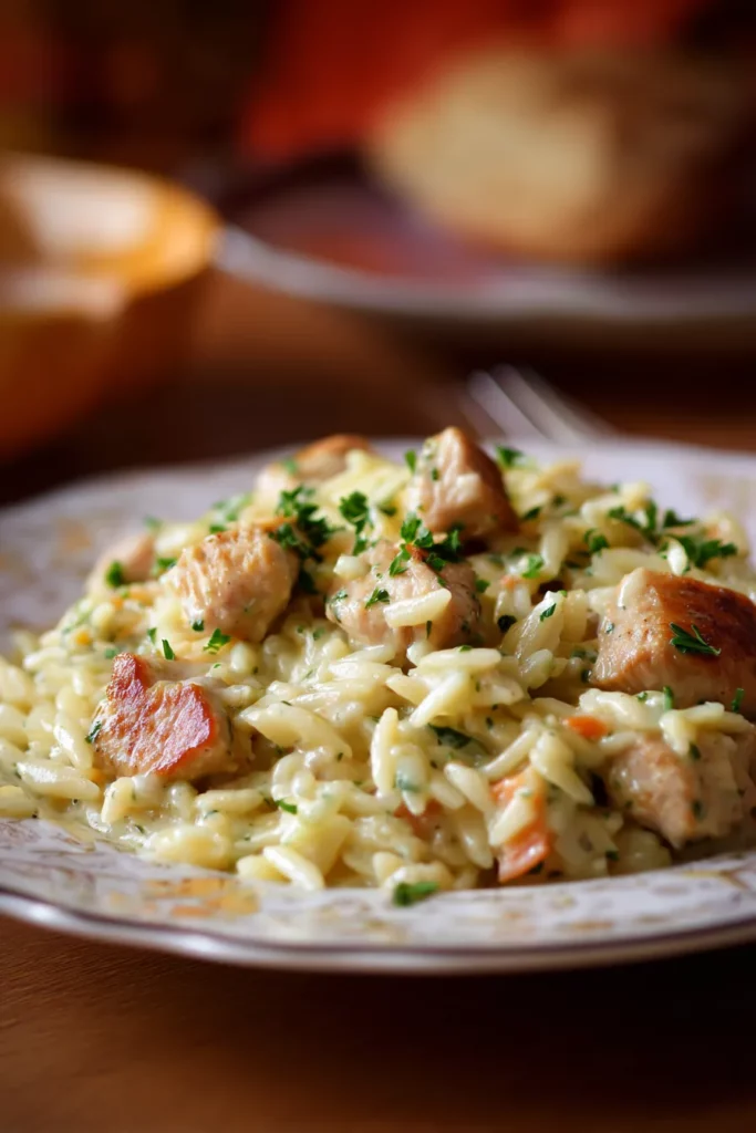 Poulet Orzo