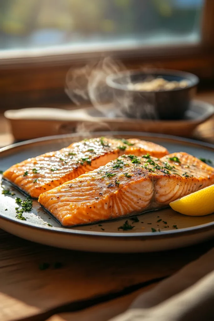 Première réussite avec le saumon