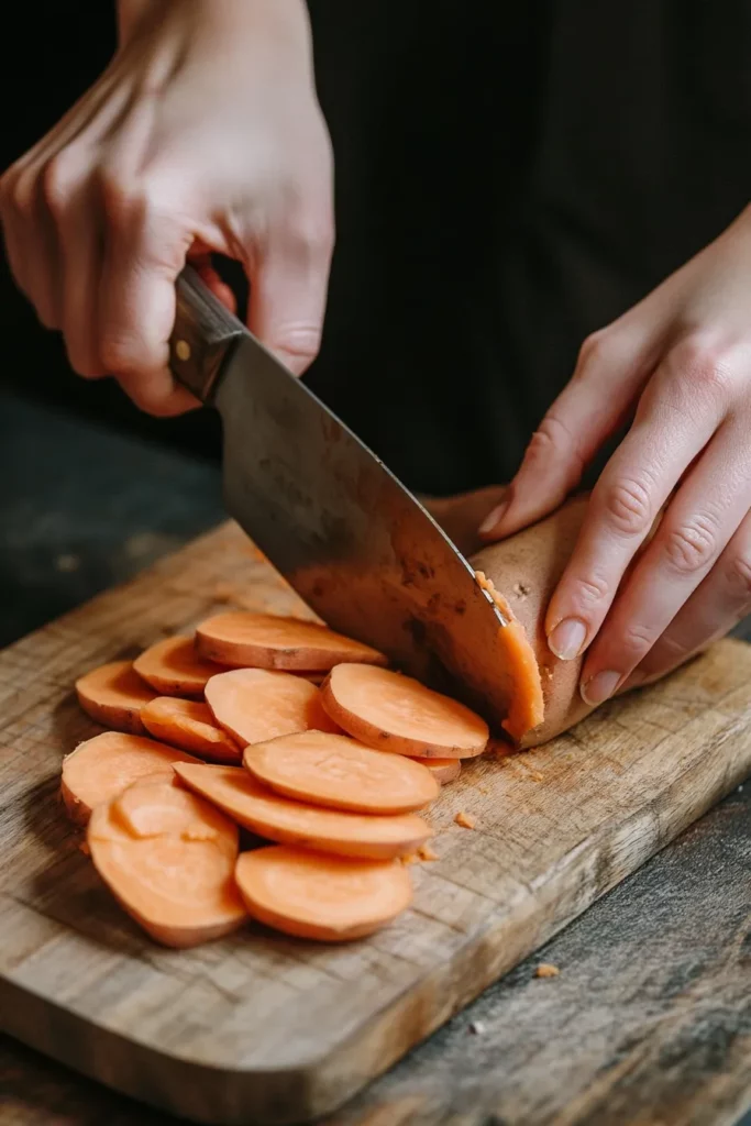 Préparation Patates Douces