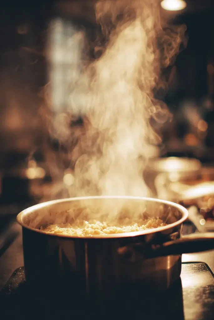 Préparation de la crème infusée