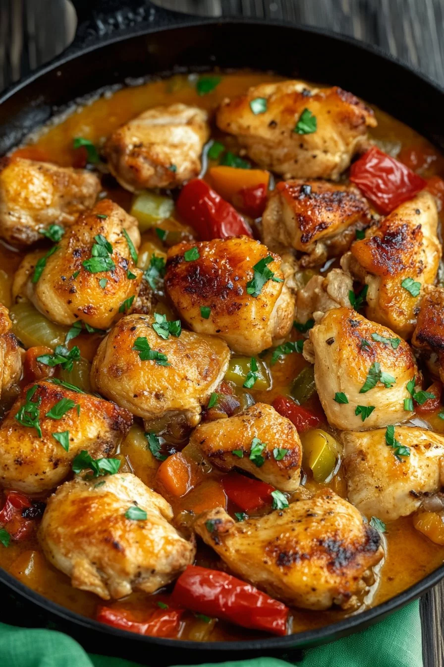Poulet Basquaise Cookeo
