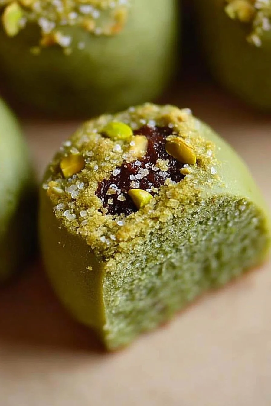 Mini-fondants à la pistache