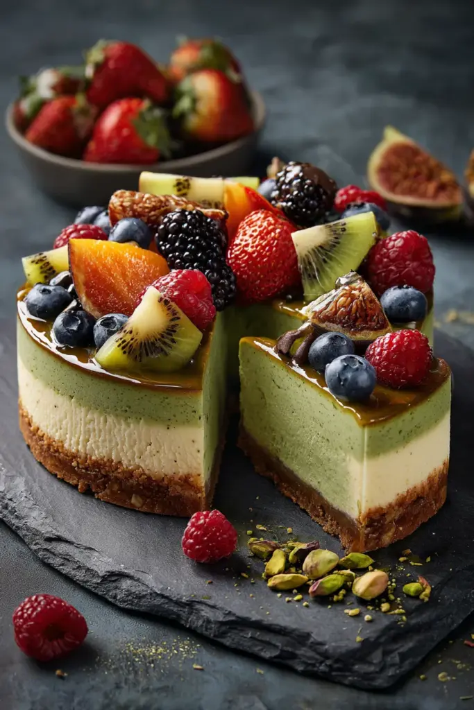 Les Desserts à la Pistache : Saveurs Délicates et Créations Gourmandes 15 Saveur cheesecake Accords