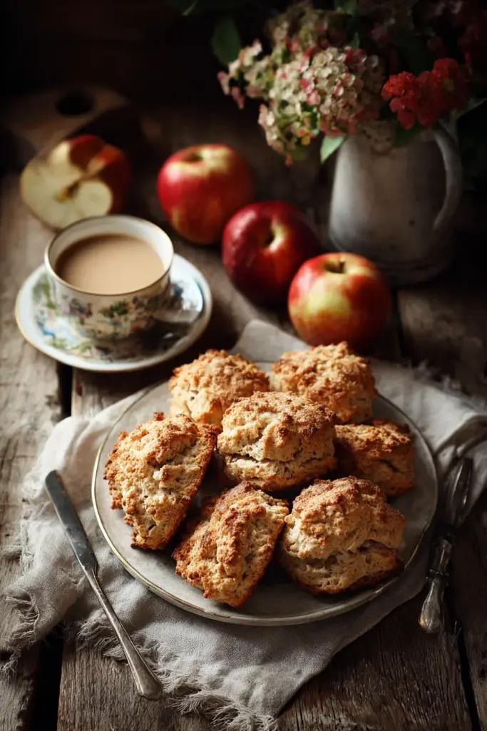 Recettes d'Automne : Savourez la Magie des Courges et des Fruits de Saison 22 Scones Pommes Cannelle