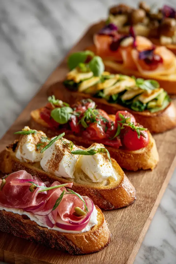 Apéritifs et Feuilletés : Réinventez Vos Moments de Convivialité 13 Toasts apéritifs raffinés