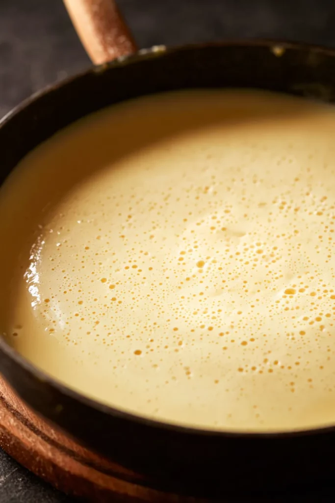 Texture veloutée onctueuse