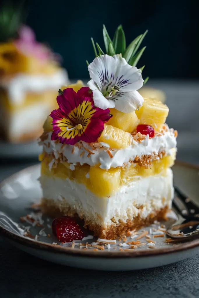 Tiramisu coco ananas