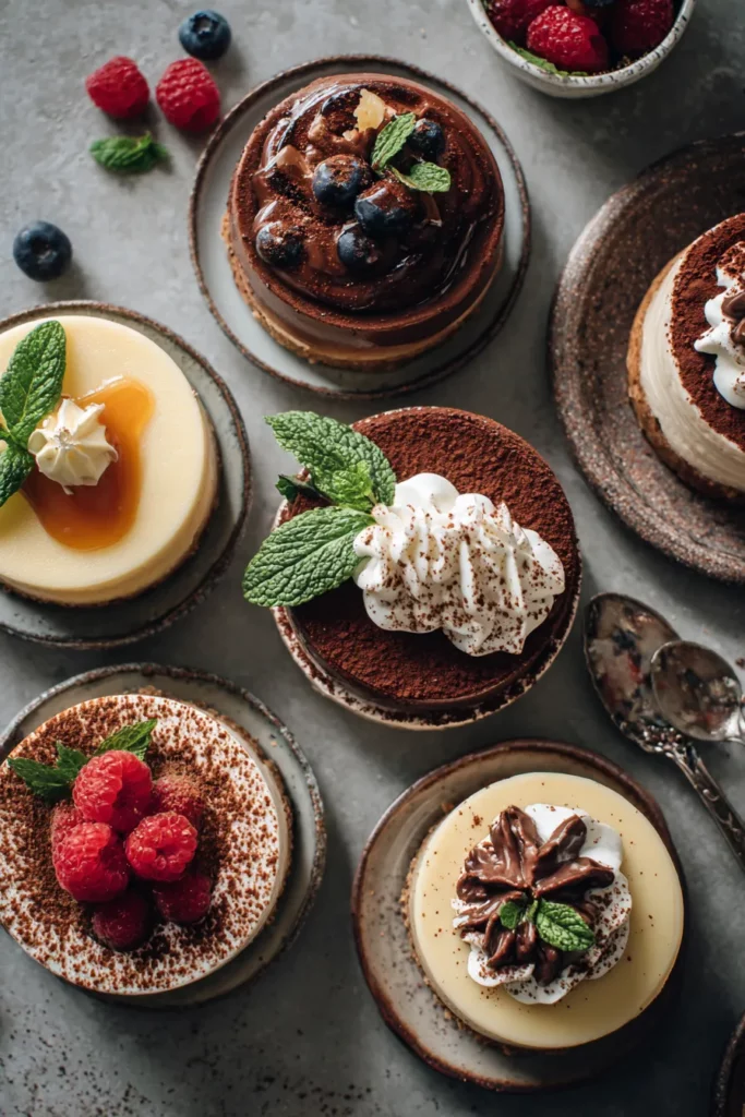 Univers des desserts sans cuisson