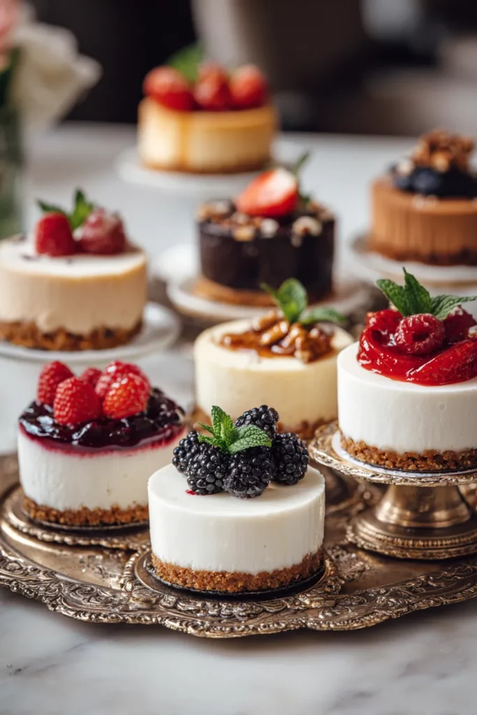 Variations de cheesecakes