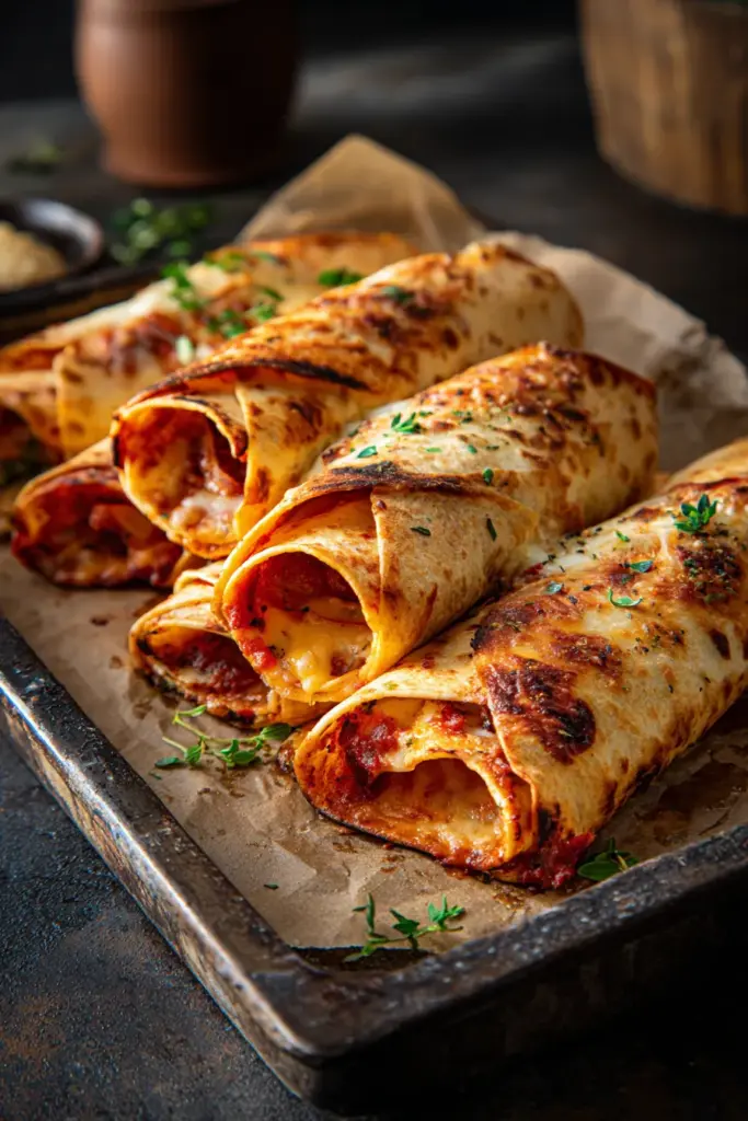 Wraps pizza