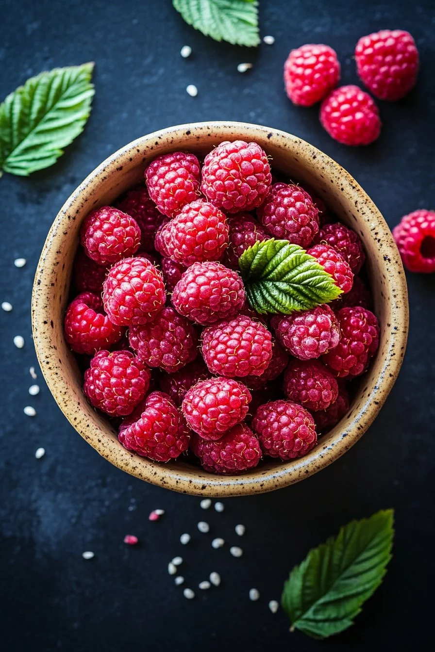 Mélange gourmand aux framboises