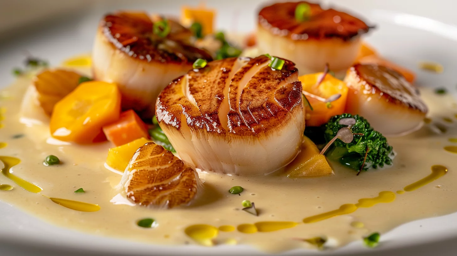 Blanquette de Saint-Jacques à la Sauce Crémée au Sauternes