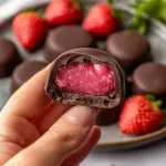 Bouchées de chocolat et confiture