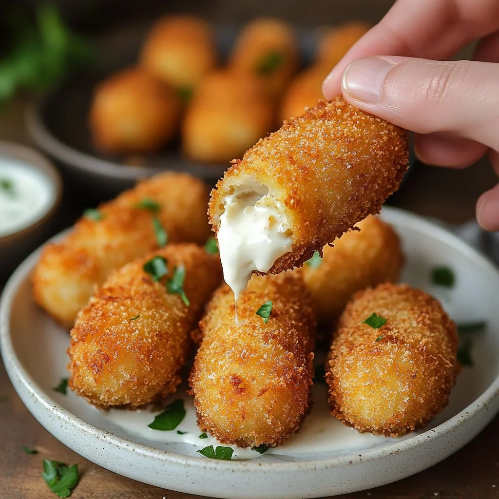 Bouchées appétissantes de ricotta et thon prêtes à servir