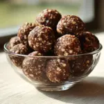Boules d'énergie dattes et cacao