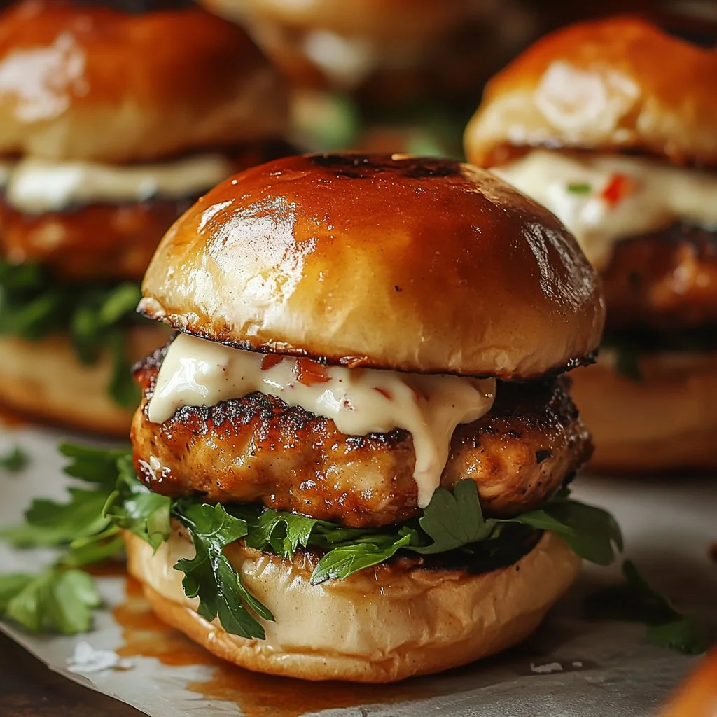 Savoureux Burger au Poulet, parfait pour les amateurs de gastronomie