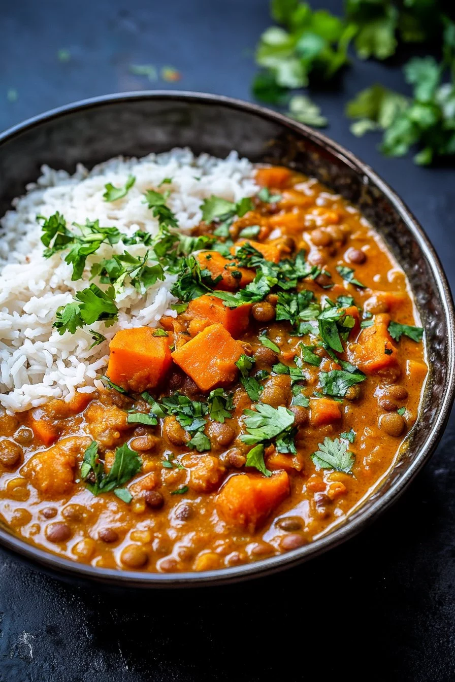 Curry de lentilles et de patates douces : une incroyable recette en 5 étapes
