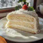 Ce gâteau mousseline à la noix de coco est aussi moelleux qu'un nuage ! ☁️
