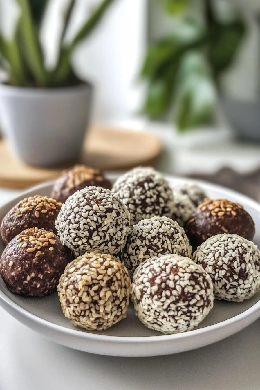 Balles énergétiques faciles et rapides (4 ingrédients) : recette de collation saine !