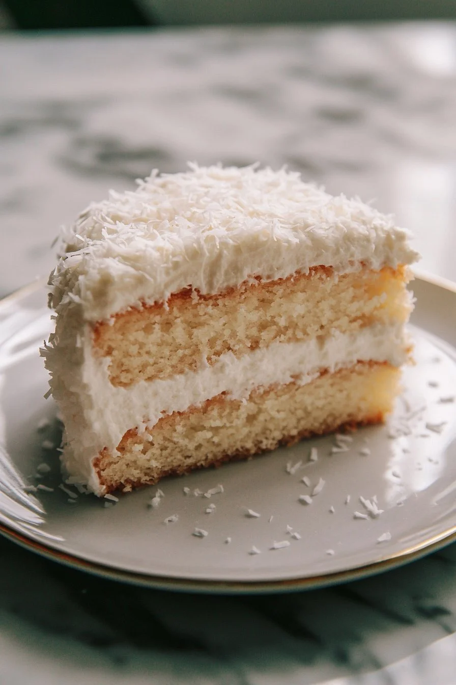 Ce gâteau mousseline à la noix de coco est aussi moelleux qu'un nuage ! ☁️
