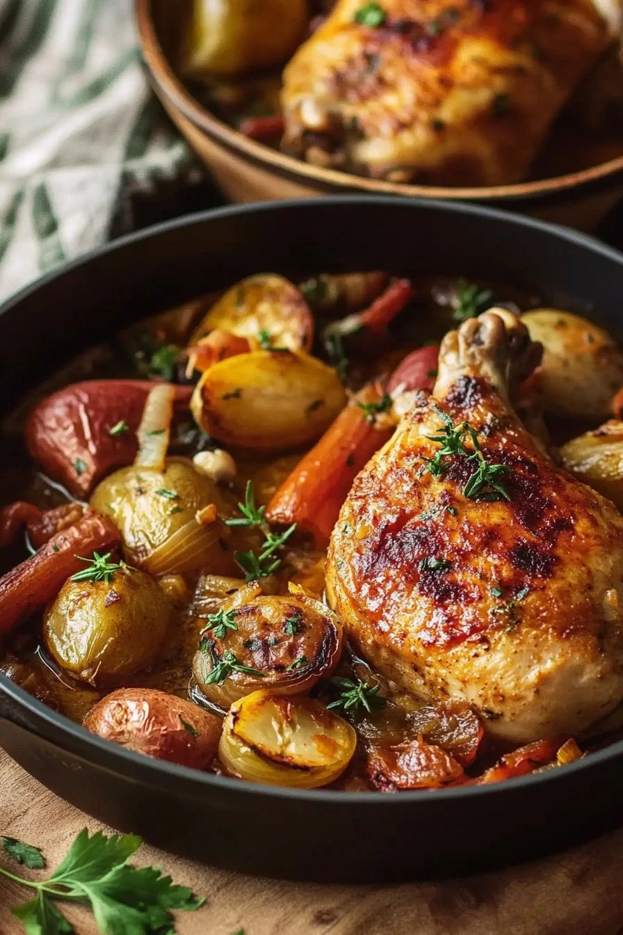 Poulet Basquaise à l'Ancienne