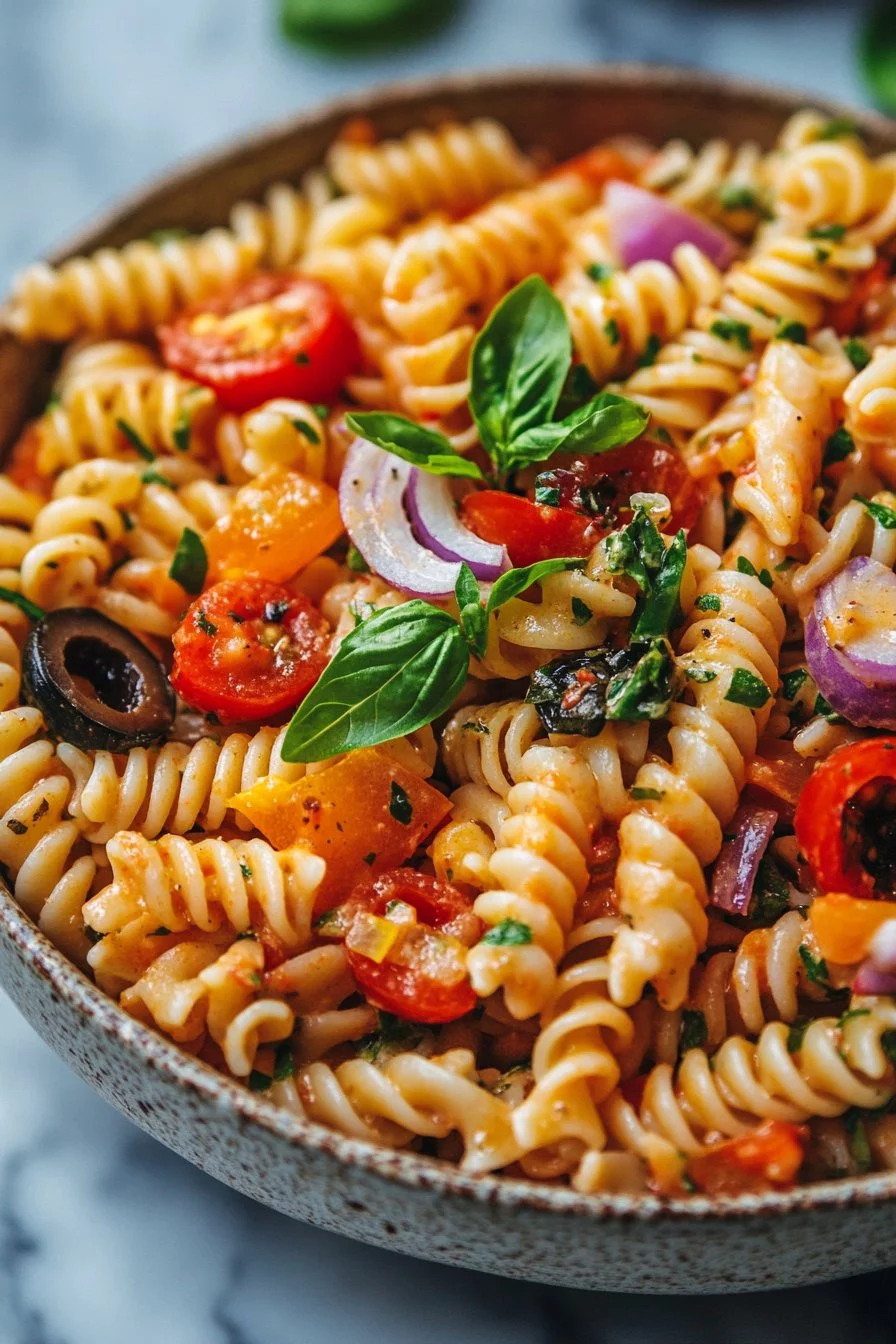 Salade de pâtes italienne